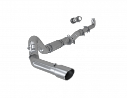 MBRP S60200AL 5 Inch Exhaust Pipe Single Side Tip Included Aluminized Steel