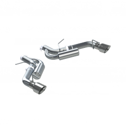 MBRP S7034409 3 Inch Dual Axle Back for 16-20 Camaro SS T409 Stainless Steel