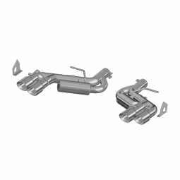 MBRP S7036409 3 Inch Dual Axle Back Quad Tips for 16-20 Camaro SS V8 6.2L 17-20 Camaro ZL1 T409 Stai