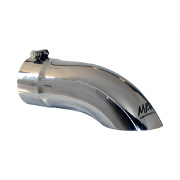 MBRP T5081 Exhaust Tail Pipe Tip 4 Inch O.D. Turn Down 4 Inch Inlet 12 Inch Length T304 Stainless St