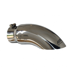 MBRP T5086 Exhaust Tail Pipe Tip 5 Inch O.D. Turn Down 4 Inch Inlet 14 Inch Length T304 Stainless St