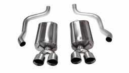 Corsa 14108 2.5 Inch Axle-Back Sport Dual Exhaust Polished 3.5 Inch Tips 09-13 Corvette 6.2L
