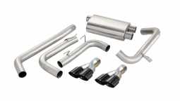Corsa 14145BLK 3.0 Inch Cat-Back Sport Dual Exhaust Black 3.5 Inch Tips Dual Cats 95-97 Chevy Camaro