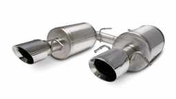 Corsa 14157 2.5 Inch Axle-Back Touring Dual Exhaust 4.0 Inch Polished Tips 05-07 Cadillac STS 4.6L