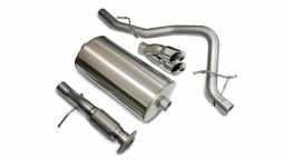 Corsa 14207 3.0 Inch Cat-Back Sport Single Rear Exhaust 4.0 Inch Polished Tips 07-08 Chevy Tahoe/GMC