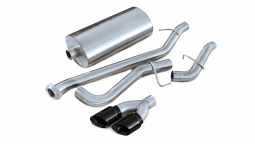 Corsa 14232BLK 3.0 Inch Cat-Back Sport Single Side Exhaust 4.0 Inch Black Tips 2002-06 Chevy Tahoe 5