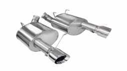 Corsa 14316 3.0 Inch Axle-Back Sport Dual Exhaust Polished 4.0 Inch Tips 11-14 Mustang GT/11-13 Boss