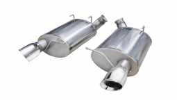 Corsa 14320 3.0 Inch Axle-Back Sport Dual Exhaust Polished 4.0 Inch Tips 11-12 Mustang Shelby GT500 
