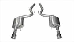Corsa 14326 3.0 Inch Axle-Back Sport Dual Exhaust Polished 4.5 Inch Tips 15-17 Mustang GT Fastback 5