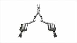 Corsa 14341BLK 3.0 Inch Cat-Back Sport Dual Exhaust 4.5 Inch Black Tips 15-17 Ford Mustang GT Conver