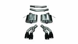 Corsa 14358BLK 2.75 Inch Axle-Back Xtreme Dual Exhaust 4.0 Inch Black Tips 16-Present Cadillac CTS-V