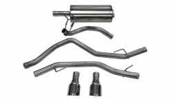 Corsa 14405 3.0 Inch Cat-Back Sport Dual Rear Exhaust 4.5 Inch Polished Tips 09-18 Dodge Ram/Rebel 4