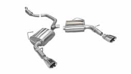 Corsa 14413 2.5 Inch Cat-Back Sport Dual Rear Exhaust 4.0 Inch Polished Tips 11-14 Dodge Avenger/Chr