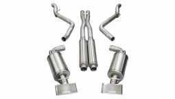 Corsa 14438 2.75 Inch Cat-Back Xtreme Dual Rear Exhaust GTX Polished Tips 08-10 Dodge Challenger SRT