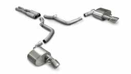 Corsa 14440 2.75 Inch Cat-Back Extreme Dual Exhaust 4.0 Inch Polished Tips (No Tow Hitch) 05-10 Chry