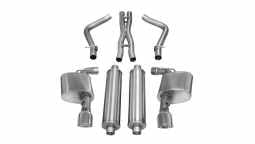 Corsa 14464 2.75 Inch Cat-Back Extreme Dual Exhaust 4.5 Inch Polished Tips 12-14 Chrysler 300/Dodge 