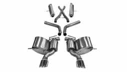 Corsa 14466 2.75 Inch Cat-Back Sport Single Exhaust 4.5 Inch Polished Tips 12-Present Jeep Grand Che