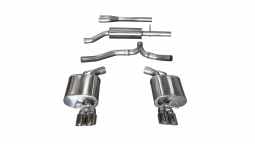 Corsa 14474 2.5 Inch Cat-Back Sport Dual Rear Exhaust 3.0 Inch Polished Tips 11-14 Dodge Charger 3.6