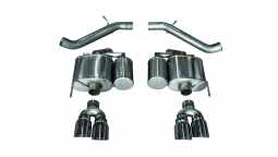 Corsa 14478 3.0 Inch Axle-Back Sport Dual Exhaust 4.0 Inch Polished Tips 16-Present Cadillac ATS-V 3