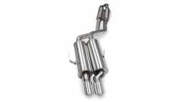 Corsa 14553 2.25 Inch Cat-Back Sport Single Rear Exhaust 3.0 Inch Polished Tips 1992-99 BMW 325/328/