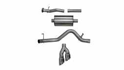 Corsa 14744 3.0 Inch Cat-Back Sport Single Side Exit Exhaust 4.0 Inch Polished Tips 15-16 Colorado/C