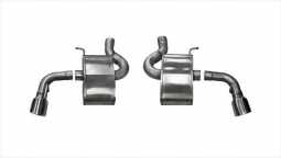 Corsa 14785 2.75 Inch Axle-Back Xtreme Dual Exhaust 4.5 Inch Polished Tips 16-19 Chevy Camaro SS 6.2