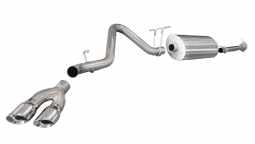 Corsa 14792 3.0 Inch Cat-Back Sport Single Side Exit Exhaust 4.0 Inch Polished Tips 11-14 Silverado/