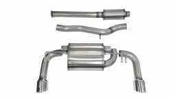 Corsa 14858 3.0 Inch Cat-Back Sport Dual Rear Exhaust 4.5 Inch Polished Tips 08-15 Mitsubishi Evolut