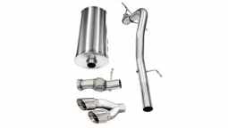 Corsa 14878 3.0 Inch Cat-Back Sport Single Side Exhaust 4.0 Inch Polished Tips 11-14 Cadillac Escala