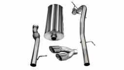 Corsa 14882 3.0 Inch Cat-Back Sport Single Side Exit Exhaust 4.0 Inch Polished Tips 11-14 Cadillac E