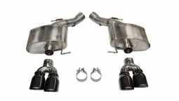 Corsa 14929BLK 3.0 Inch Axle-Back Sport Dual Exhaust 4.0 Inch Black Tips 12-18 BMW M6 F Coupe/Conver
