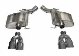 Corsa 14934 3.0 Inch Axle-Back Sport Dual Exhaust 4.0 Inch Polished Tips 12-18 BMW M5 F10