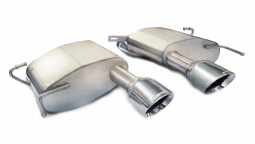 Corsa 14942 2.5 Inch Axle-Back Sport Dual Exhaust 4.5 Inch Polished Tips 11-15 Cadillac CTS-V Coupe 