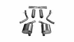 Corsa 14972 2.5 Inch Cat-Back Sport Dual Rear Exit Exhaust 15-17 Chrysler 300 R/T/15-16 Dodge Charge
