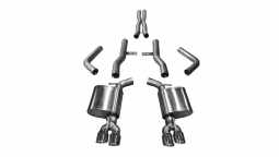 Corsa 14989 2.75 Inch Cat-Back Xtreme Dual Rear Exit Exhaust 3.5 Inch Polished Tips 15-Present Dodge