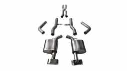 Corsa 14994 2.75 Inch Cat-Back Xtreme Dual Rear Exit Exhaust GTX2 Polished Tips 15-Present Dodge Cha
