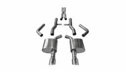 Corsa 14996 2.75 Inch Cat-Back Xtreme Dual Rear Exit Exhaust 4.5 Inch Polished Tips 15-Present Dodge