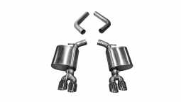Corsa 21020 3.5 Inch Axle-Back Dual Side Exit 15-18 Challanger with Polished Pro-Series Tips