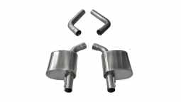 Corsa 21022 4.5 Inch Axle-Back Dual Rear Exit 17-18 Charger 5.7L with Dumps