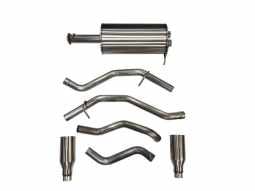 Corsa 21035 2019 Ram 1500 V8 3.0 Inch Cat-Back Exhaust System Single 5.0 Inch Tips Satin Polished Sp