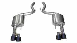 Corsa 21039BLK Mustang Axle-Back Exhaust System 18-19 Ford Mustang GT 5.0L V8 Black Tips 3.0 Inch W/