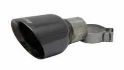 Corsa TK008BLK Single 4.5 Inch Black Pro-Series Tip (Clamp Included) 2.75 Inch Inlet Universal