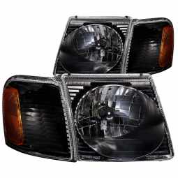 Anzo 111041 Crystal Headlight Set for 2001-2005 Ford Explorer Sport Trac