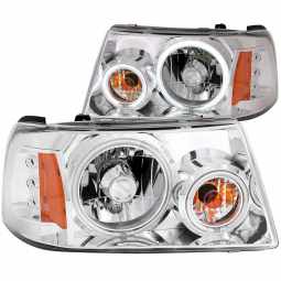 Anzo 111151 Crystal Headlight Set w/Halo for 2001-2011 Ford Ranger