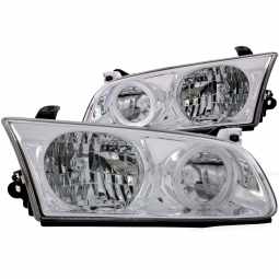 Anzo 121124 Crystal Headlight Set w/Halo for 2000-2001 Toyota Camry