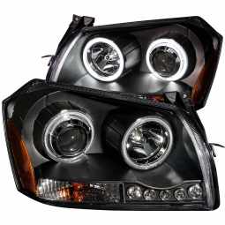Anzo 121220 Projector Headlight Set w/Halo for 2005-2007 Dodge Magnum