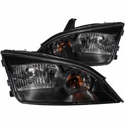 Anzo 121229 Crystal Headlight Set for 2005-2006 Ford Focus ZX4