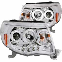 Anzo 121281 Projector Headlight Set w/Halo for 2005-2011 Toyota Tacoma
