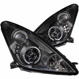Anzo 121387 Projector Headlight Set w/Halo for 2000-2005 Toyota Celica