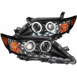 Anzo 121442 Crystal Headlight Set w/Halo for 2010-2011 Toyota Camry